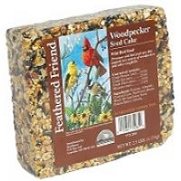 Seed Cake Woodpecker Feathered Friend